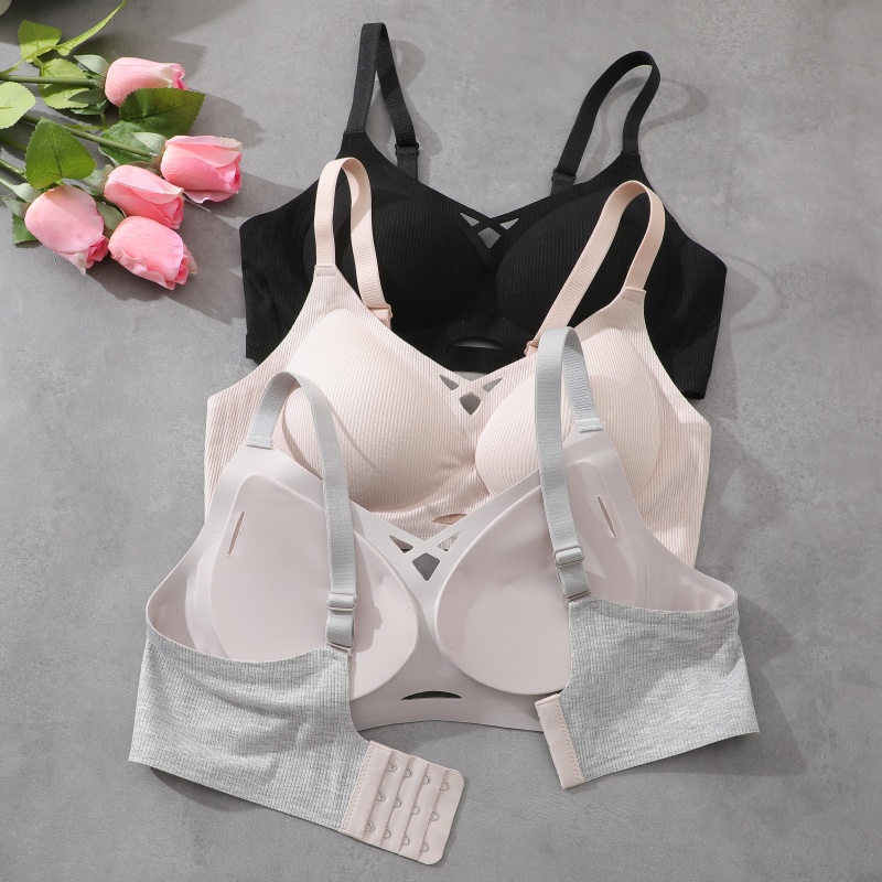 2PCS Bra Tanpa Kawat Nyaman un - Mastectomy Bra Pocket ulasan dan harga